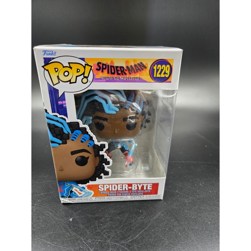 Funko Pop Spider-Byte 1229 Spider-Man Across the Spider-Verse Marvel Figure